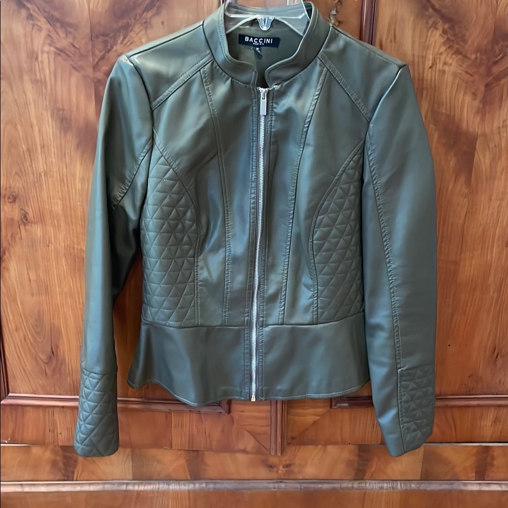 Ladies Faux Leather Jacket